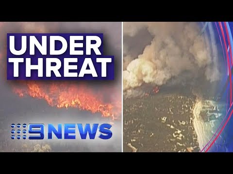 SA Bushfires: Emergency fires threaten two Kangaroo Island towns | Nine News Australia